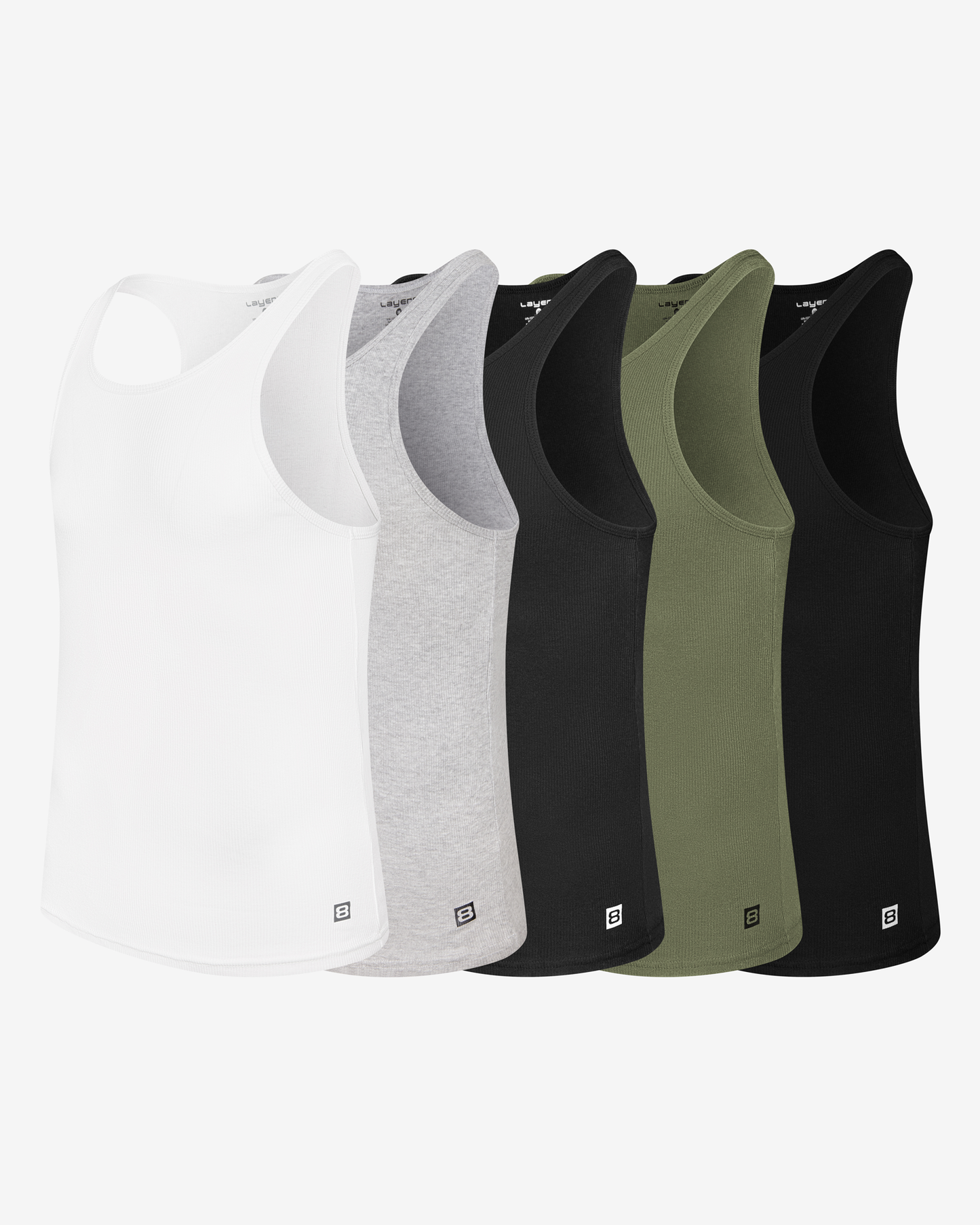 Ribbed Tank (5-Pack Multi)